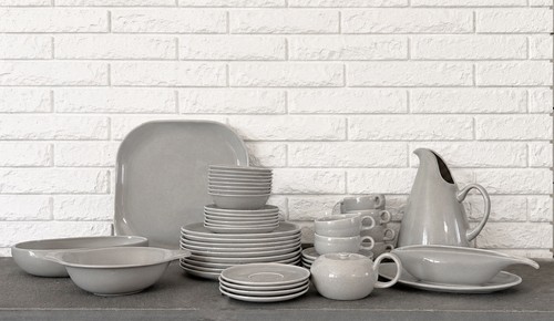 Russel wright gray ceramic - russel,