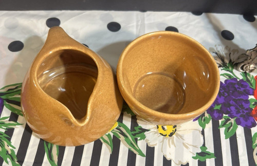 Sugar and creamer - creamer, russel